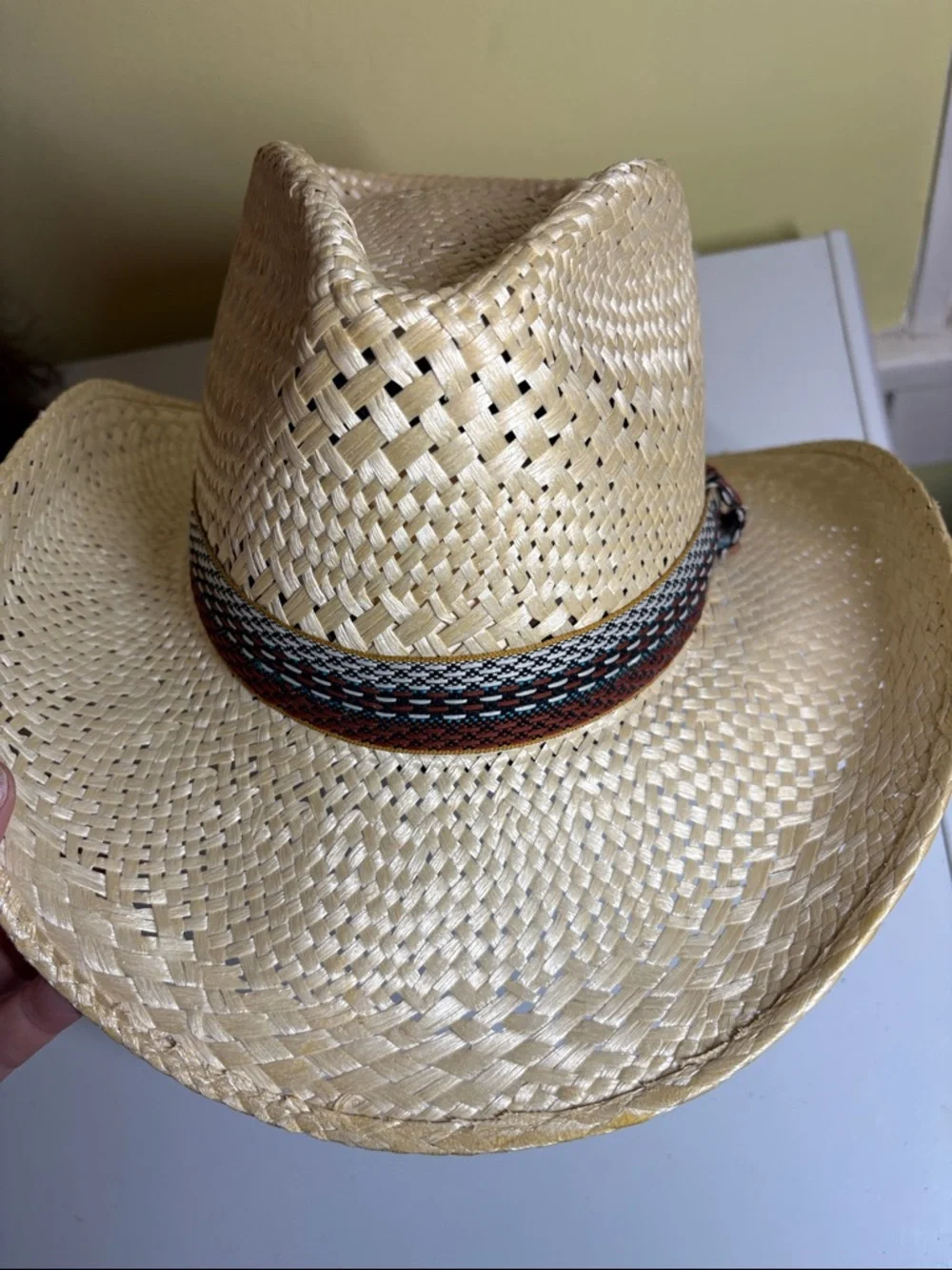 Resistol Vintage Opryland USA Theme Park Stagecoach Straw Hat 7 3/8